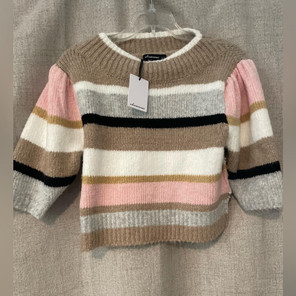 Olivaceous Cropped Willow Sweater | L
